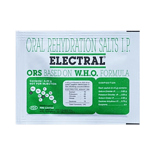 Electral Powder | ORS for Replenishing Body Fluids & Electrolytes | For Stomach Care, 4.4 gm