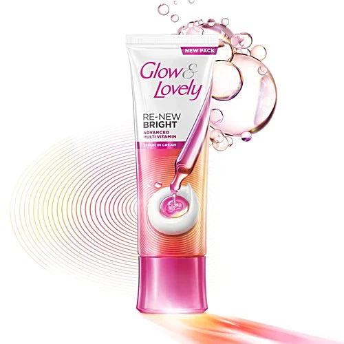 Glow & Lovely Re-New Bright Multivitamin Serum In Cream, 25 g