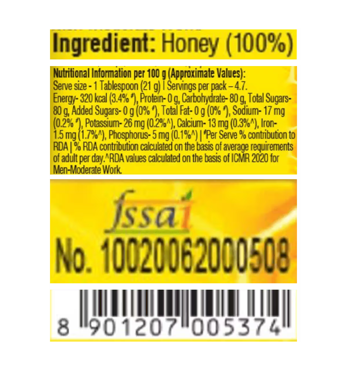 Dabur Honey Small Pack, 100 g