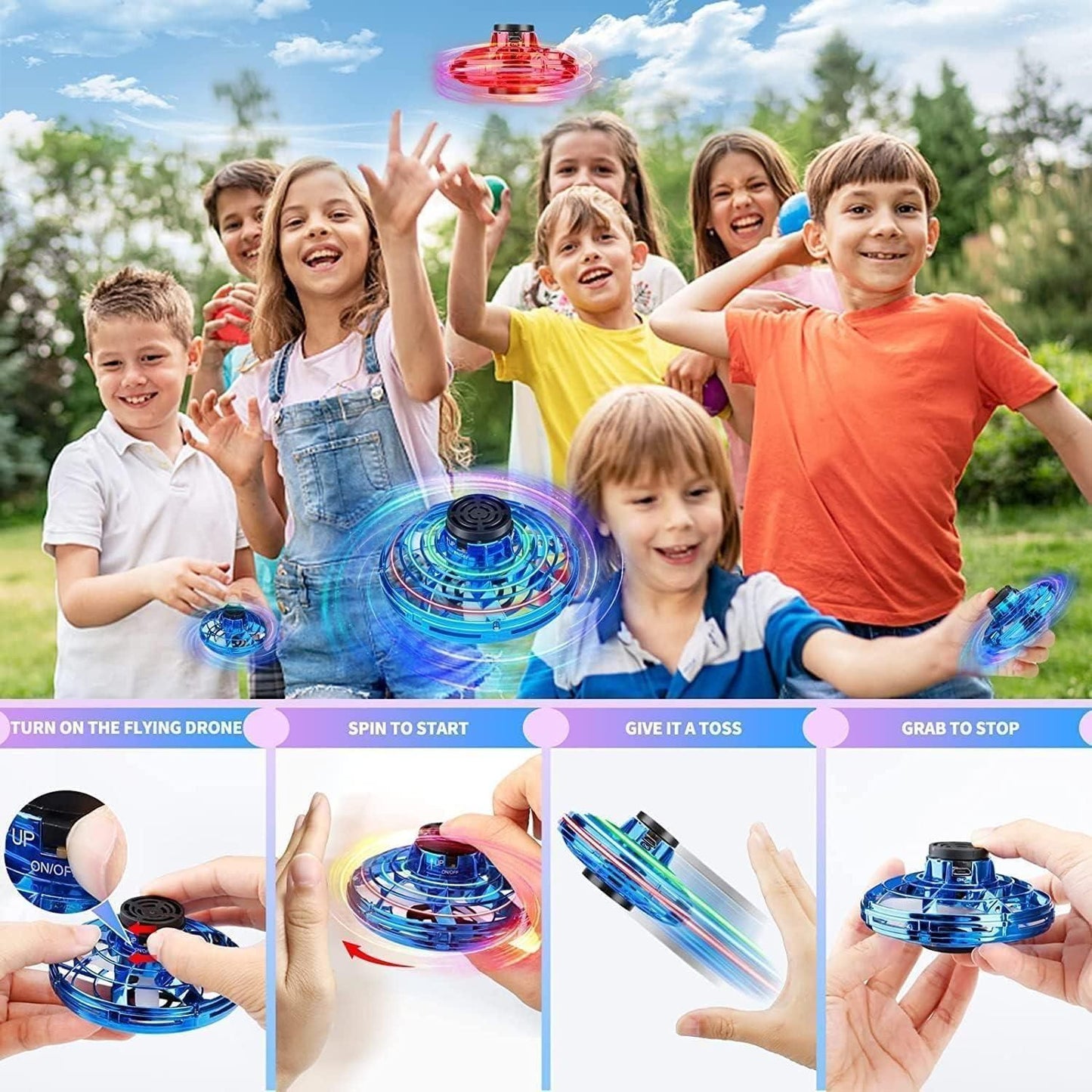 Magic Flying Spinner Outdoor Toy