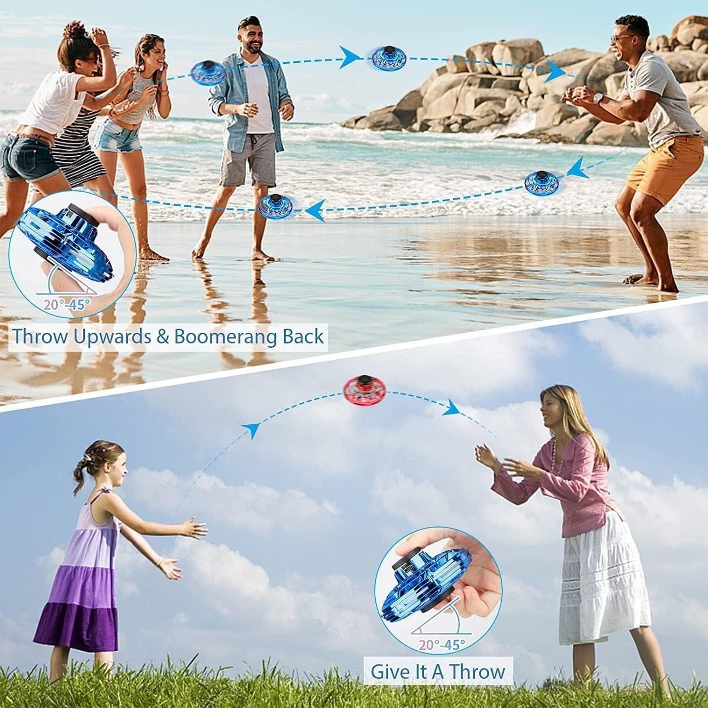 Magic Flying Spinner Outdoor Toy