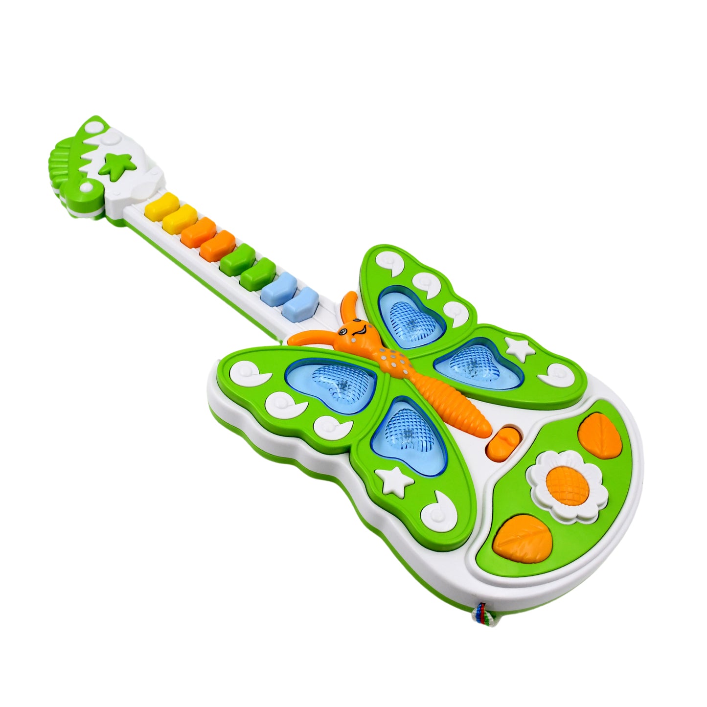Butterfly Guitar Toy With Light And Music Toy (1 Pc Battery Not Included)