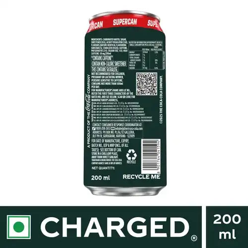 Charged Pro Lime Rush Energy Drink Supercan, 200 ml