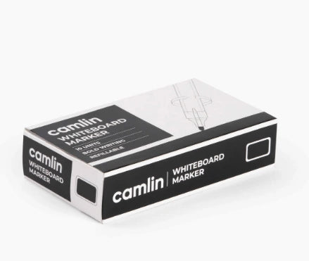 Camlin Permanent Marker - Refillable, Black, 1 pc
