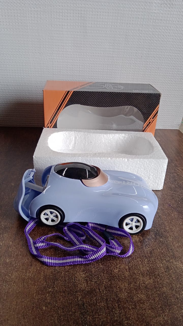 Car Shape Water Bottle With Built-in Straw 280ml (1 Pc)