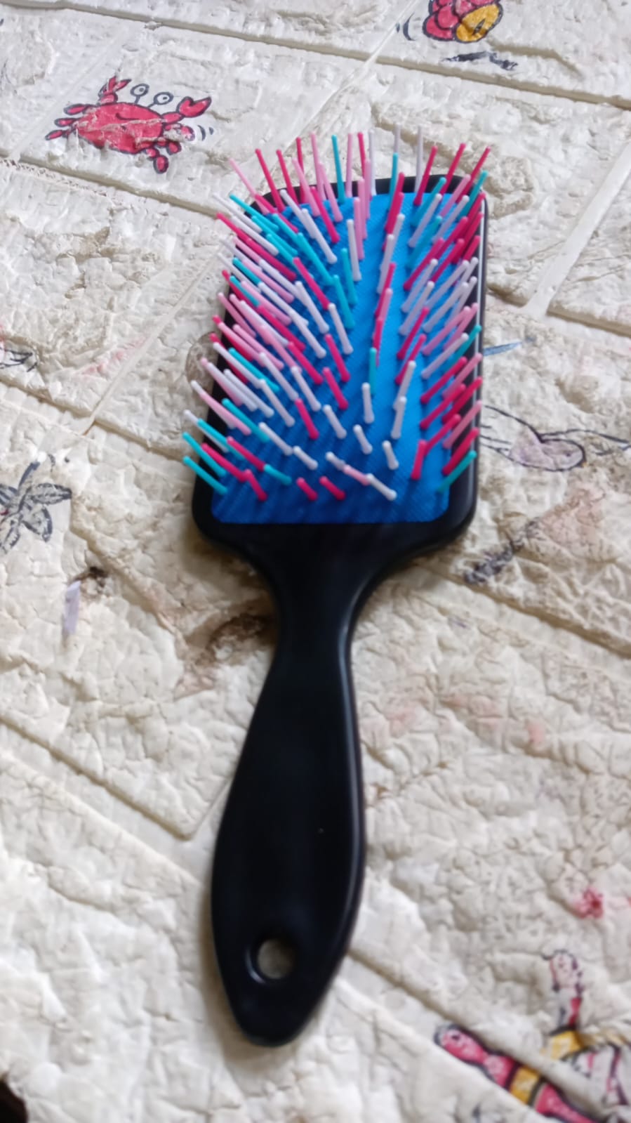 8482 Massage Comb Massage Hair Brush Ergonomic Matt Disappointment For Straight Curly Hair Cushion Curly Hair Comb For Detangling Professional Comb For Men And Women For All Hair Types Home Salon Diy Hairdressing Tool (1 Pc)