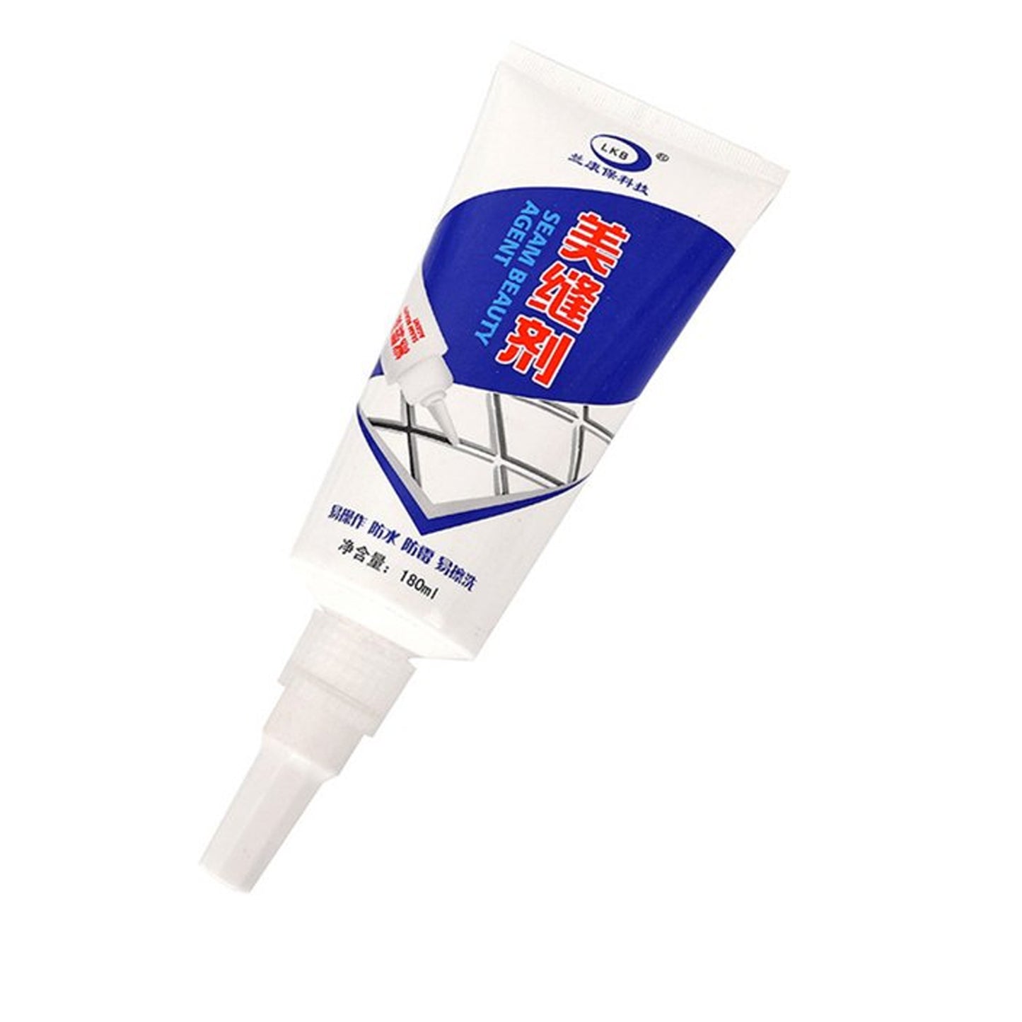 17747 Waterproof Tile Gap Crack Grout Filler Water-resistant Silicone Sealant For Diy Home Sink Gaps Tiles Gaps Grouts Repair Filler Tube For Home Office Bathroom Toilets Kitchen (180 Ml)