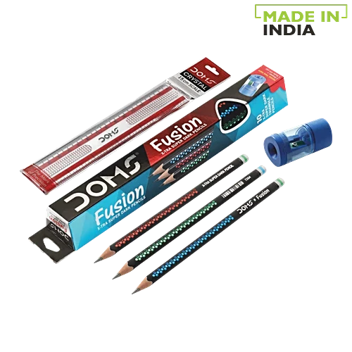 Doms Fusion X-Tra Super Dark Pencils, 10 pcs