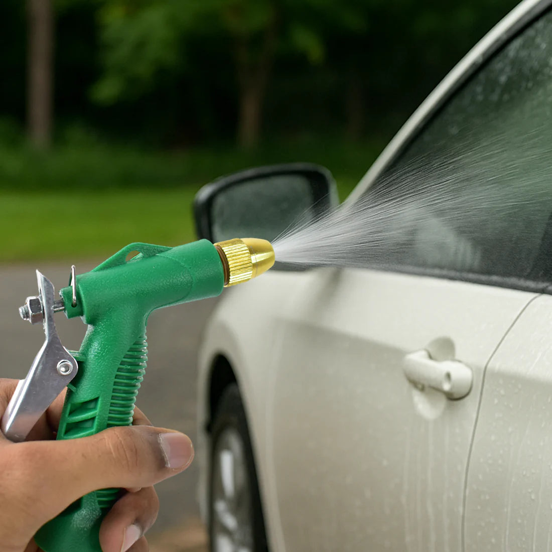 0590 Durable Hose Nozzle Water Lever Spray Gun