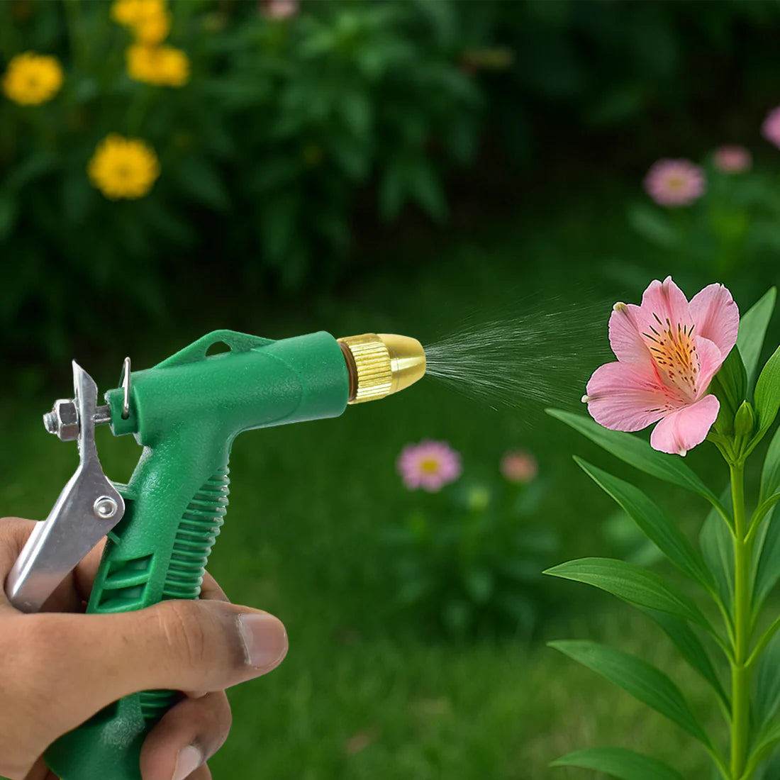 0590 Durable Hose Nozzle Water Lever Spray Gun