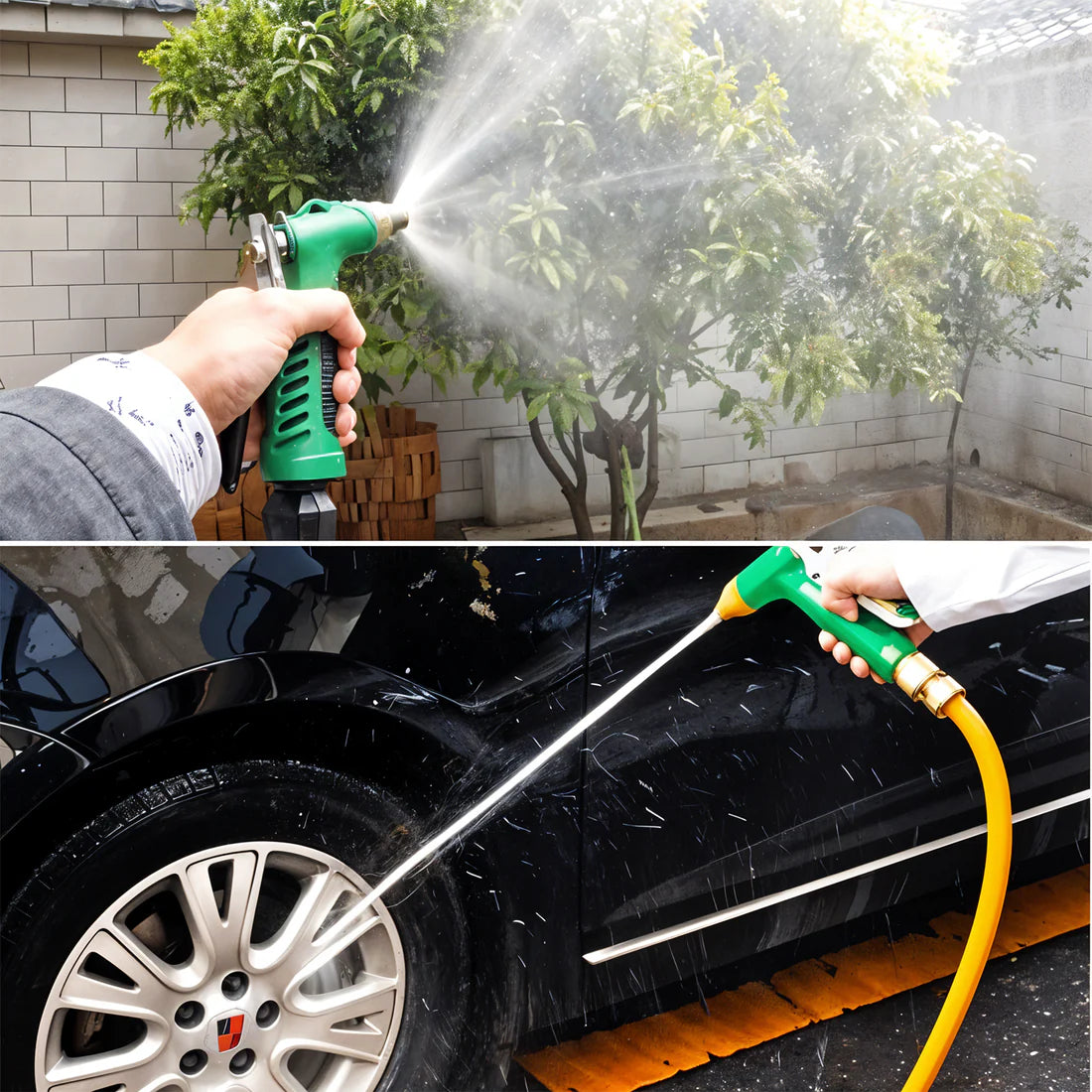 0590 Durable Hose Nozzle Water Lever Spray Gun
