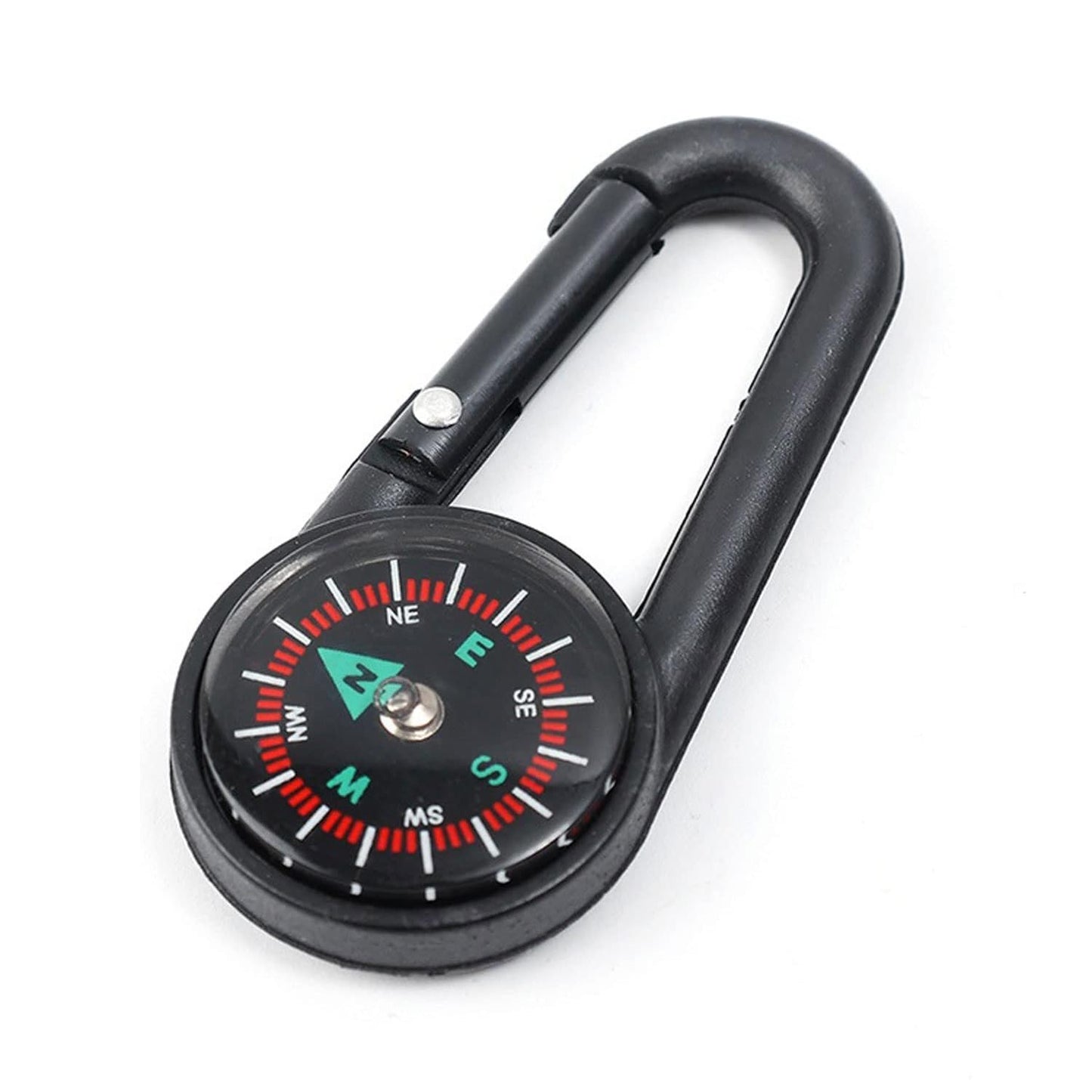Clip Snap Hook Mini Compass (1 Pc (1 Pc Mix Design)