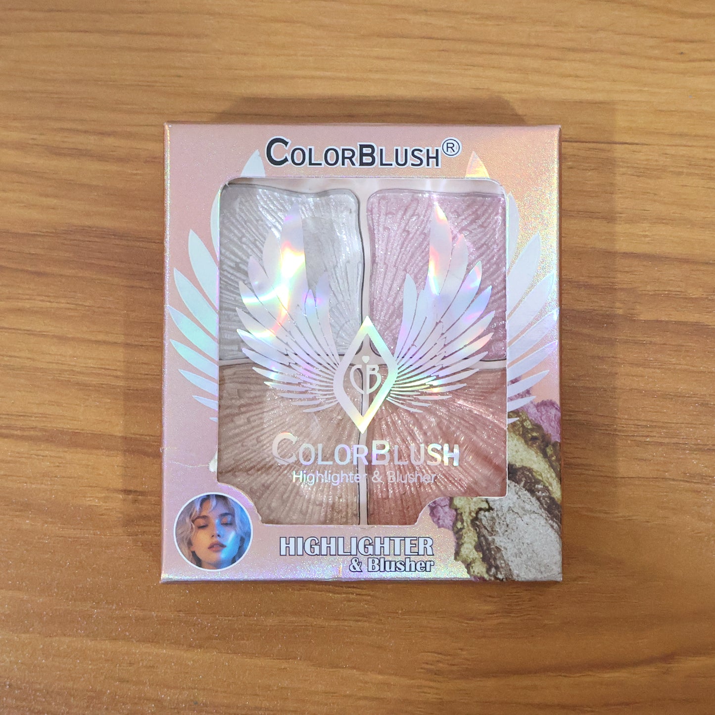 4-in-1 Shimmer Highlighter Illuminator Palette (12 Gm 1 Pc)