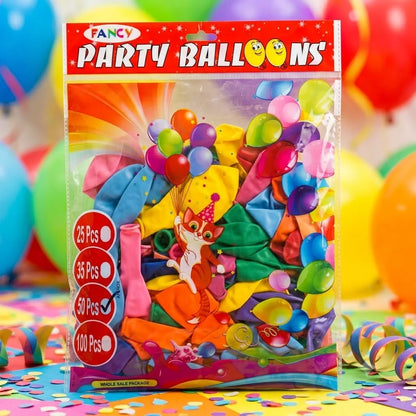Party Balloons Multicolour, 50 pcs