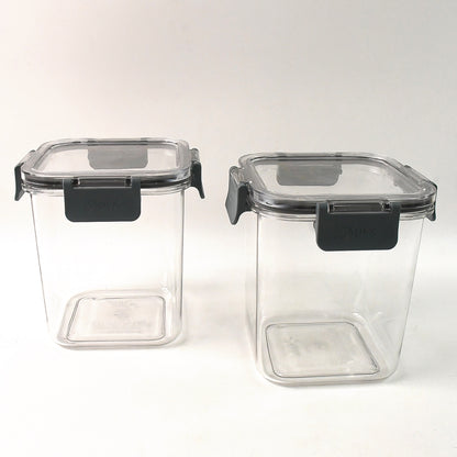 Apex Press N Lock Airtight Food Storage Container Set (2pc900ml) Approx