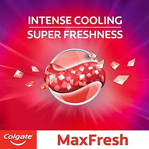 Colgate MaxFresh Anticavity Toothpaste Gel - Ultra Freeze, Spicy Fresh, 81 g