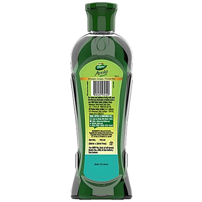 Dabur Amla Hair Oil - For Stronger, Longer & Thicker Hair, Rich In Vitamin C 90 ml + 46 ml(Free), 136 ml