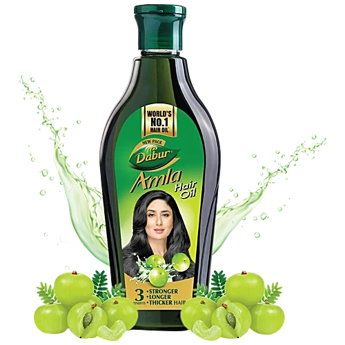 Dabur Amla Hair Oil - For Stronger, Longer & Thicker Hair, Rich In Vitamin C 90 ml + 46 ml(Free), 136 ml