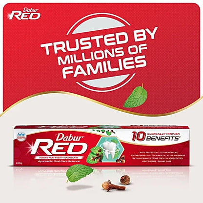 Dabur Red Ayurvedic Fluoride Free Toothpaste, 100 g