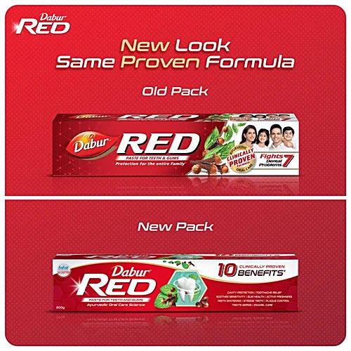 Dabur Red Ayurvedic Fluoride Free Toothpaste, 100 g