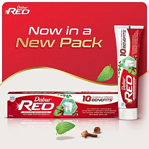 Dabur Red Ayurvedic Fluoride Free Toothpaste, 100 g