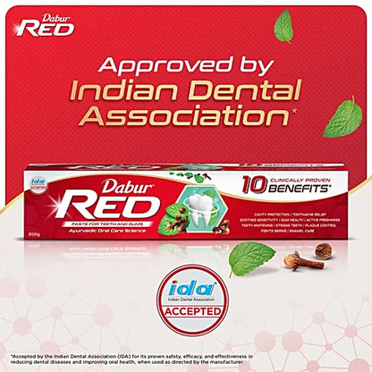 Dabur Red Ayurvedic Fluoride Free Toothpaste, 100 g