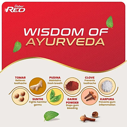 Dabur Red Ayurvedic Fluoride Free Toothpaste, 100 g