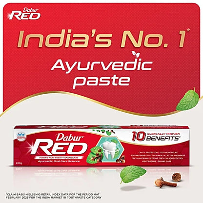 Dabur Red Ayurvedic Fluoride Free Toothpaste, 100 g