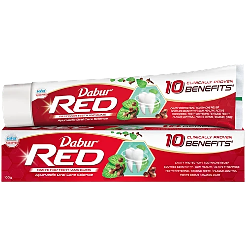 Dabur Red Ayurvedic Fluoride Free Toothpaste, 100 g
