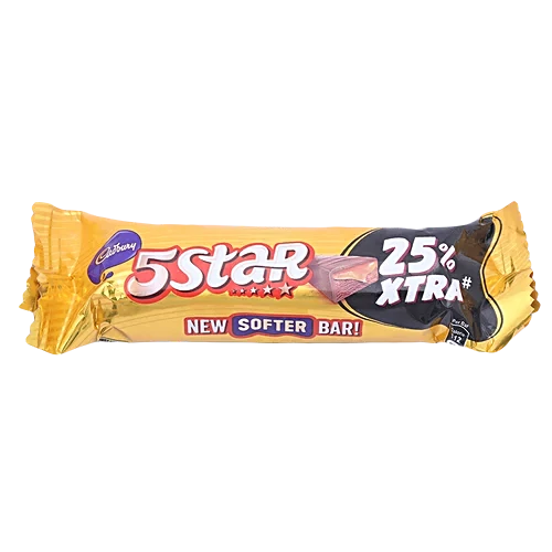 Cadbury 5 Star 5 Star Chocolate Bar, 19.5 g