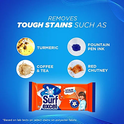 Surf Excel Stain Eraser Detergent Bar, 145 g