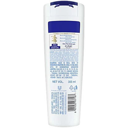 Clinic Plus Strong & Long Shampoo With Milk Proteins & Multivitamins, 355 ml