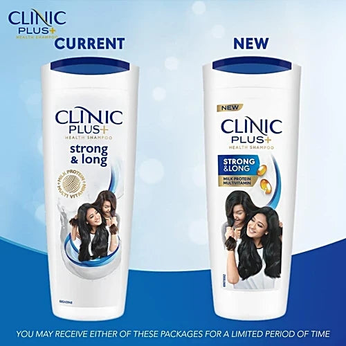 Clinic Plus Strong & Long Shampoo With Milk Proteins & Multivitamins, 355 ml