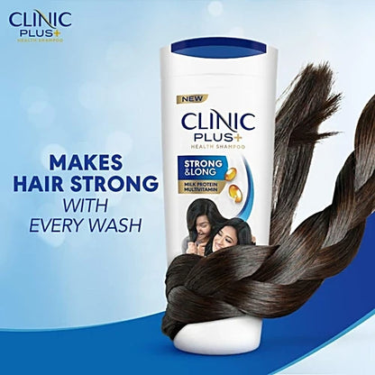 Clinic Plus Strong & Long Shampoo With Milk Proteins & Multivitamins, 355 ml