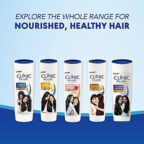 Clinic Plus Strong & Long Shampoo With Milk Proteins & Multivitamins, 355 ml