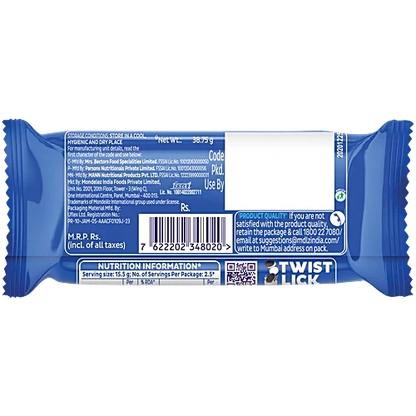 Cadbury Oreo Vanilla Flavour Creme Sandwich Biscuit, 41.75 g