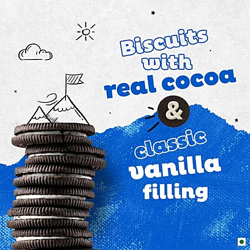 Cadbury Oreo Vanilla Flavour Creme Sandwich Biscuit, 41.75 g