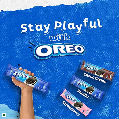 Cadbury Oreo Vanilla Flavour Creme Sandwich Biscuit, 41.75 g