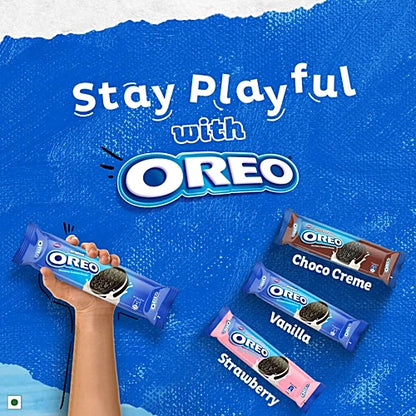 Cadbury Oreo Vanilla Flavour Creme Sandwich Biscuit, 41.75 g