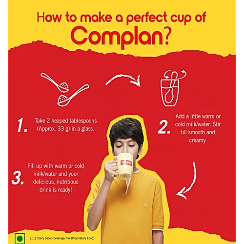 Complan Nutritional Drink Powder - Royale Chocolate, 500 g Carton