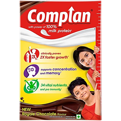 Complan Nutritional Drink Powder - Royale Chocolate, 500 g Carton