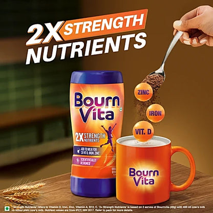 Bournvita Chocolate Nutrition Drink, 500 g Pouch
