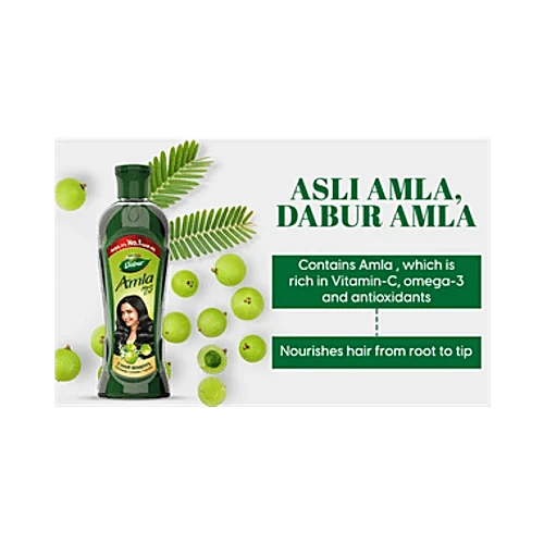 Dabur Dabur Amla Hair Oil | For Stronger, Longer & Thicker Hair, 90 ml Oil