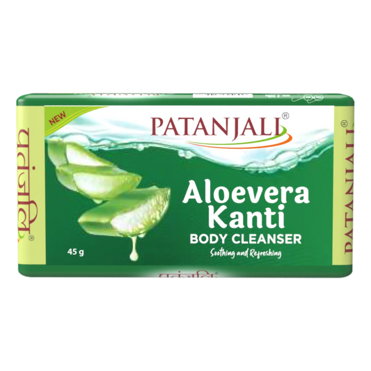 Patanjali Aloevera Kanti Body Cleanser, 45 g