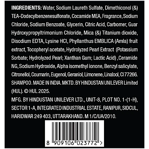 Sunsilk Radiant Black Shine Shampoo, 350 ml