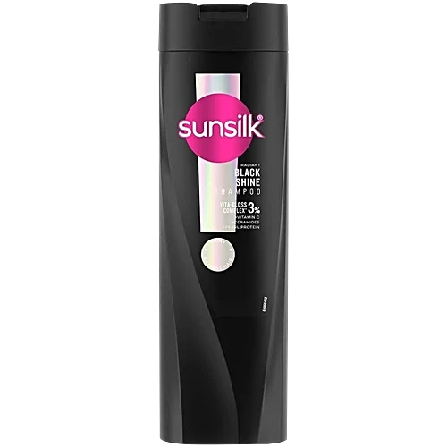 Sunsilk Radiant Black Shine Shampoo, 350 ml