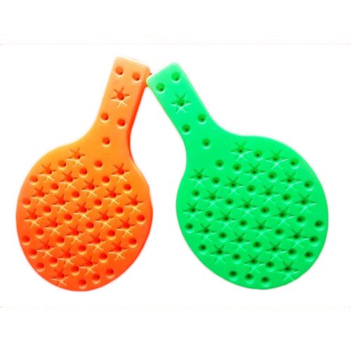 Plastic Kids Racket Set Badminton Kit, Multicolour