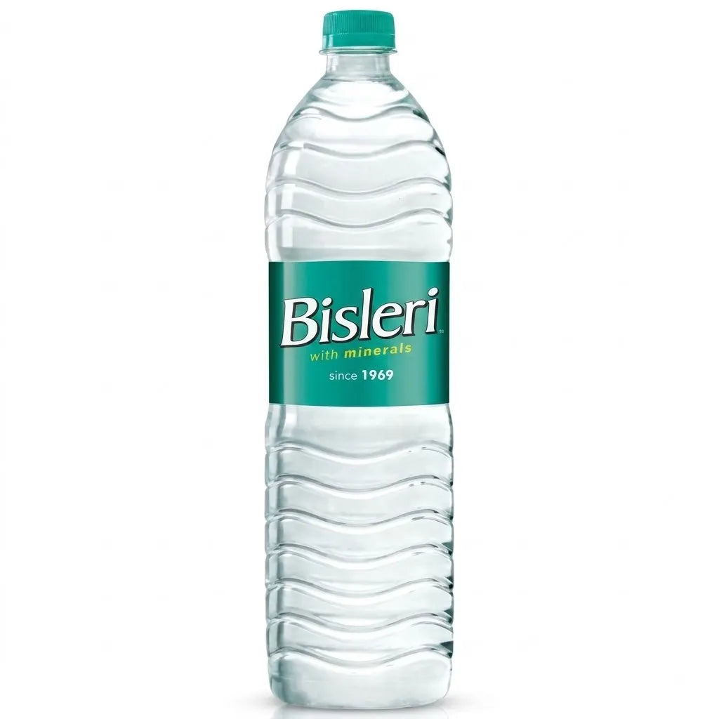 Bisleri Packaged Drinking Water - With Added Minerals, 1 L Bottle