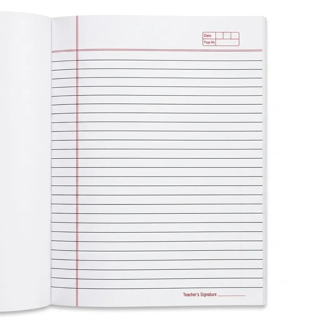 Sai Papers Hindi A4 Size Notebook / Copy for Students, 220 Pages