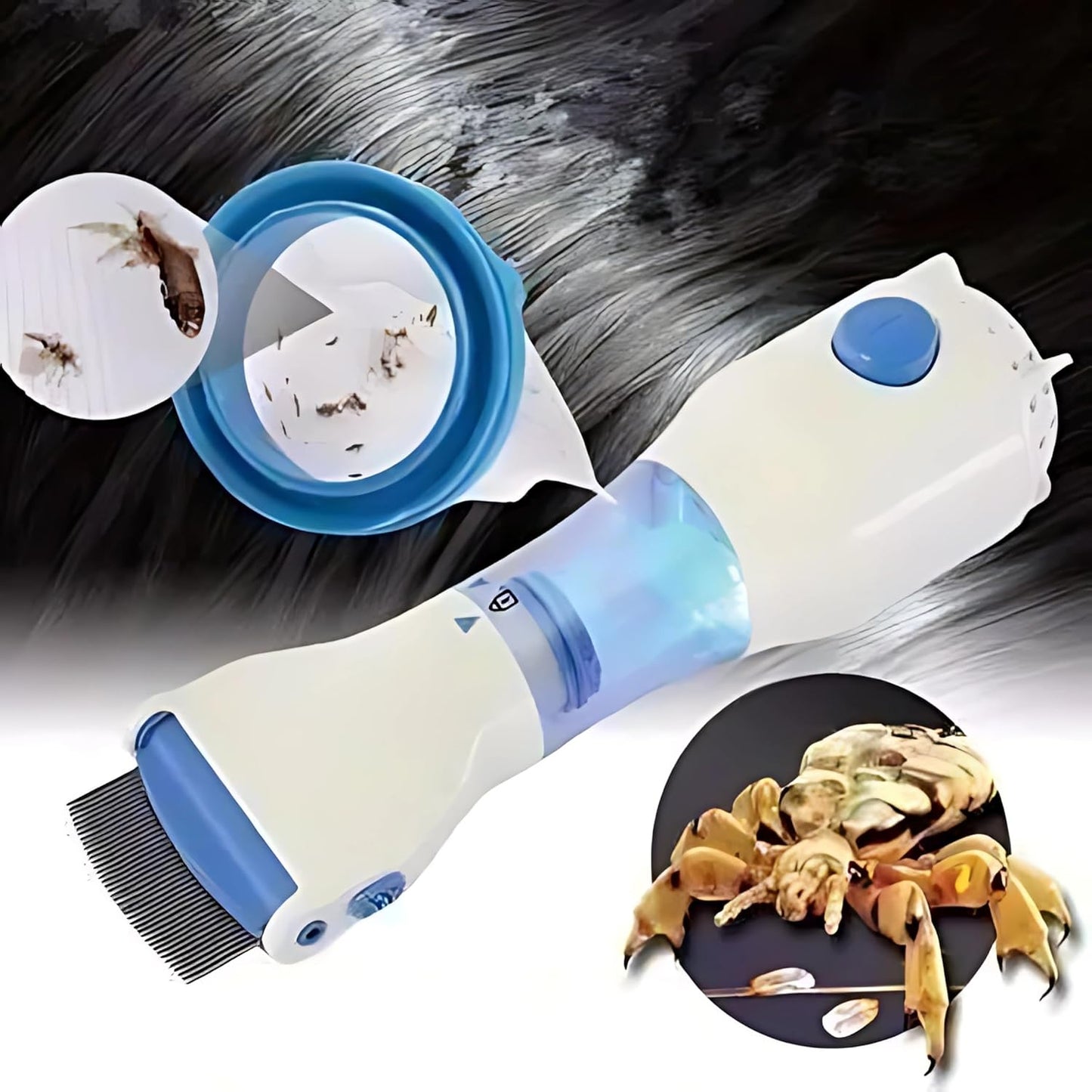 Electric Anti-lice Vacuum Comb Set